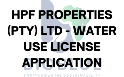 HPF Properties (Pty) Ltd. – Water Use License Application (Garden Court Hatfield)