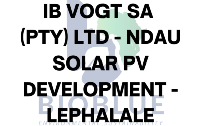 ib Vogt SA (Pty) Ltd. – Ndau Solar PV Development (Lephalale)