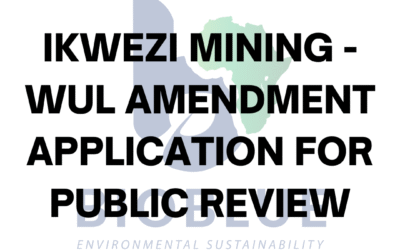 Ikwezi Mining – WUL Amendment Application for Public Review
